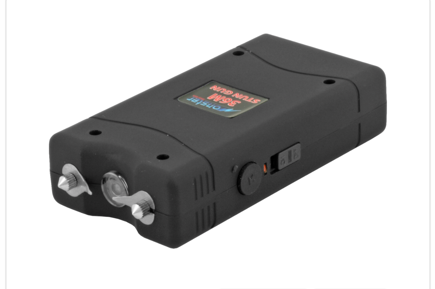 BLACK 3.5 MIL VOLT LED FLASHLIGHT STUN GUN