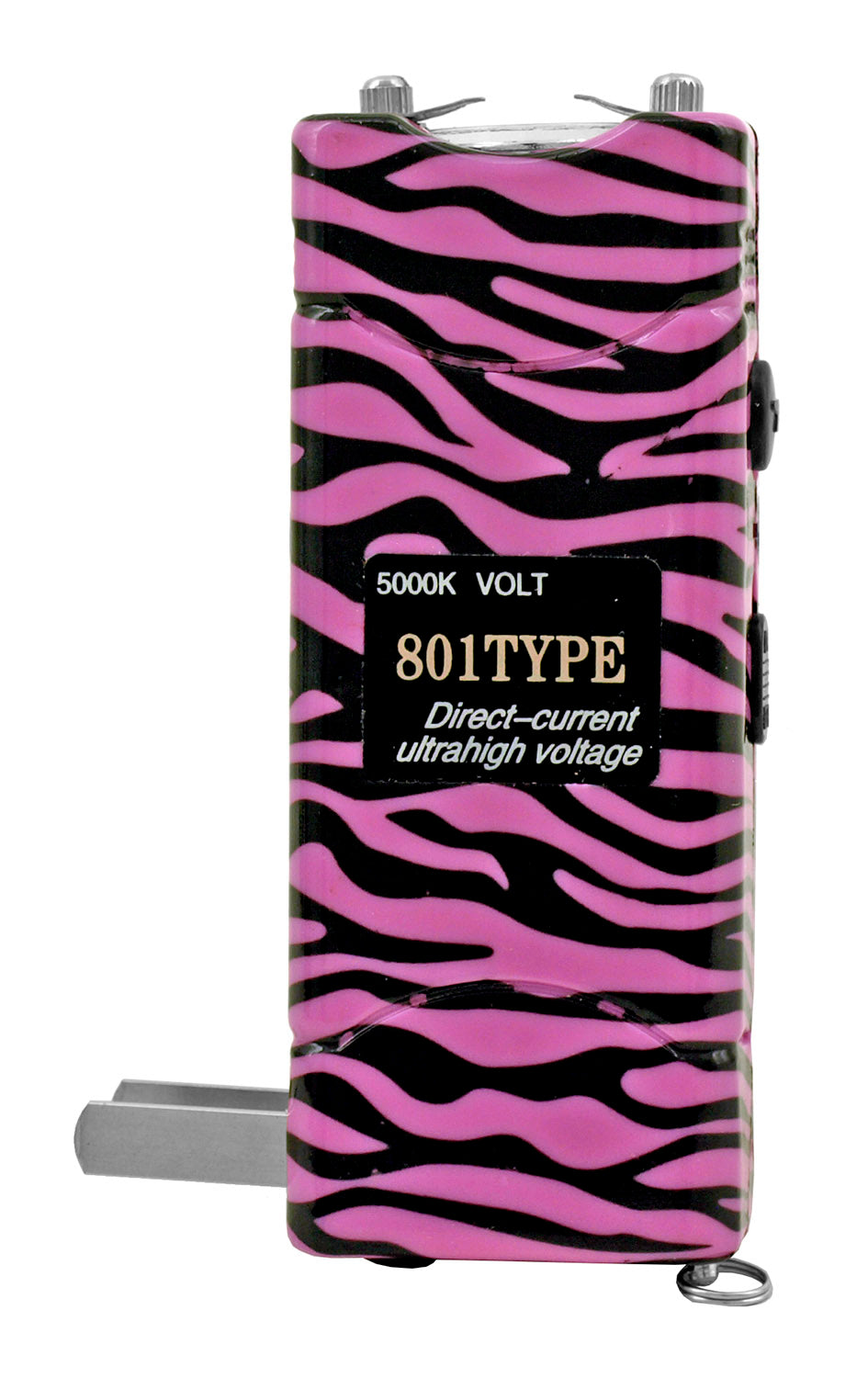 THUNDER BLAST PINK ZEBRA LED FLASHLIGHT STUN GUN