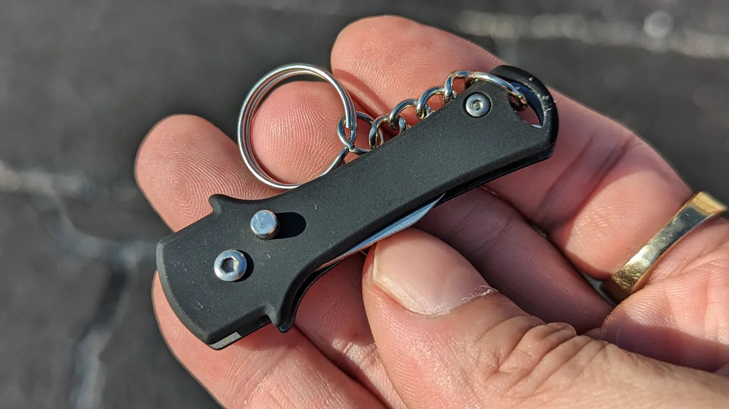 MINI SPOON SWITCHBLADE KEYRING