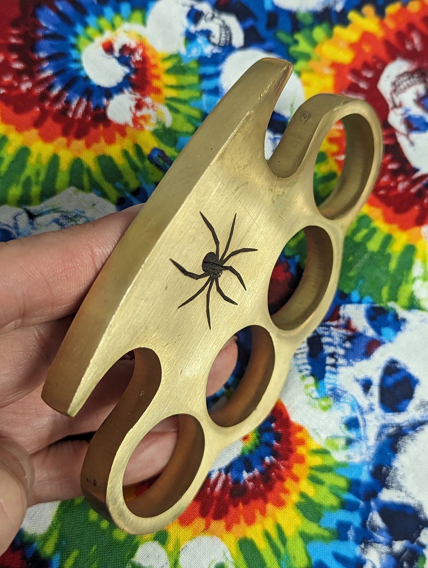 SOLID BRASS WIDOW MAKER KNUCKLE DUSTER