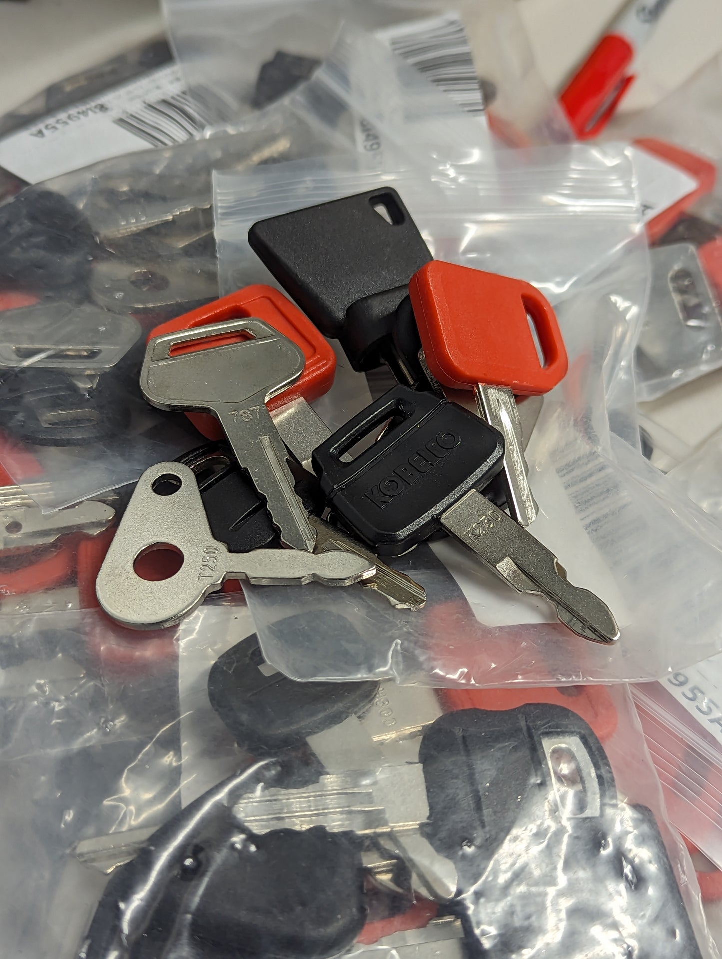 10 PC Heavy Equipment Spare Key Set