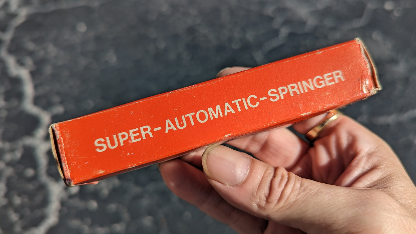 VINTAGE 80'S BLACK "SUPER-AUTOMATIC" D/A OTF KNIFE