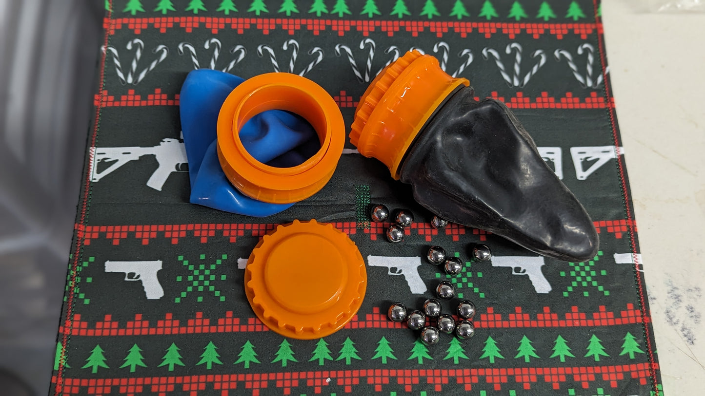 NEW GEN BLUE RUBBER POUCH SLINGSHOT & STORAGE SYSTEM