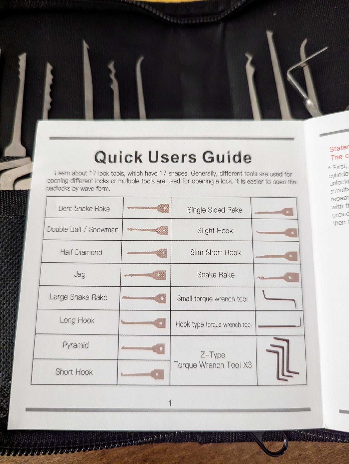28 PC LOCK PICK TRAINING SET w/ 3 CLEAR LOCKS