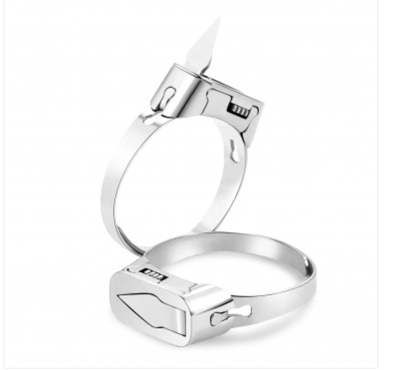 AUTOMATIC BLADE SELF DEFENSE RING