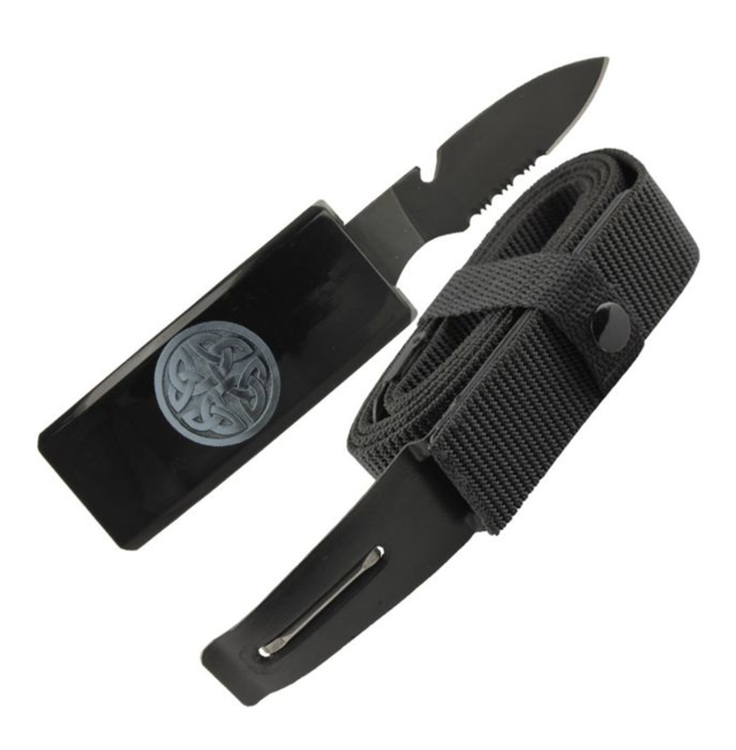 Concealed Celtic Belt Buckle Knife