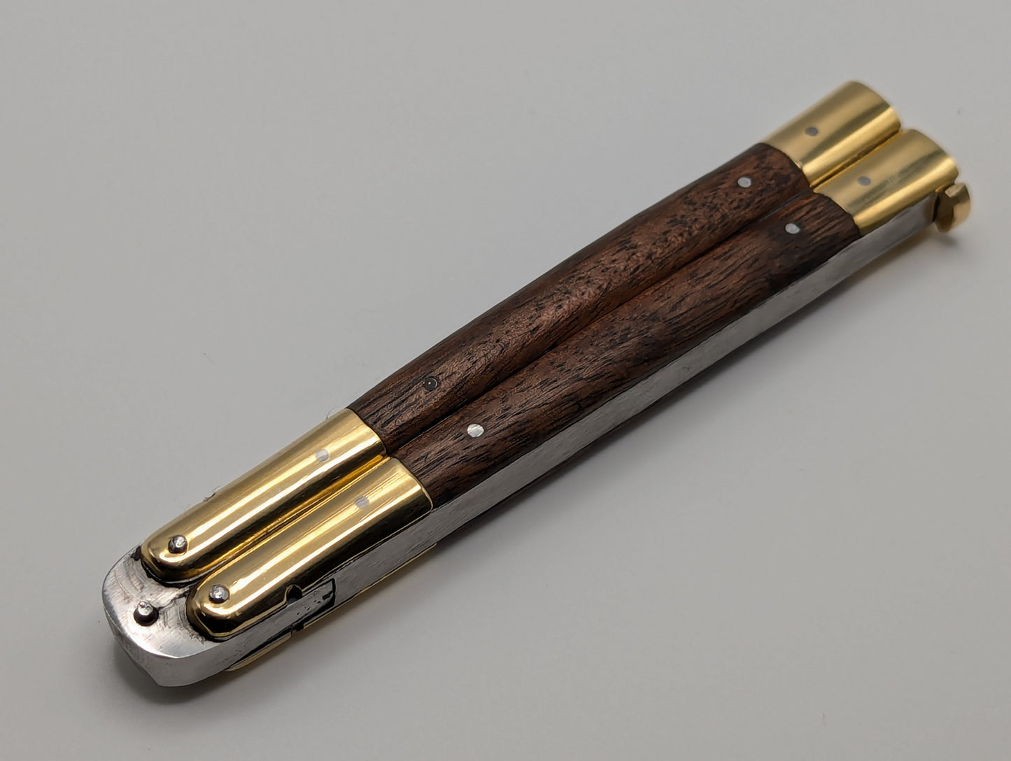 9" FHM Slim Narrawood Balisong Drop Point