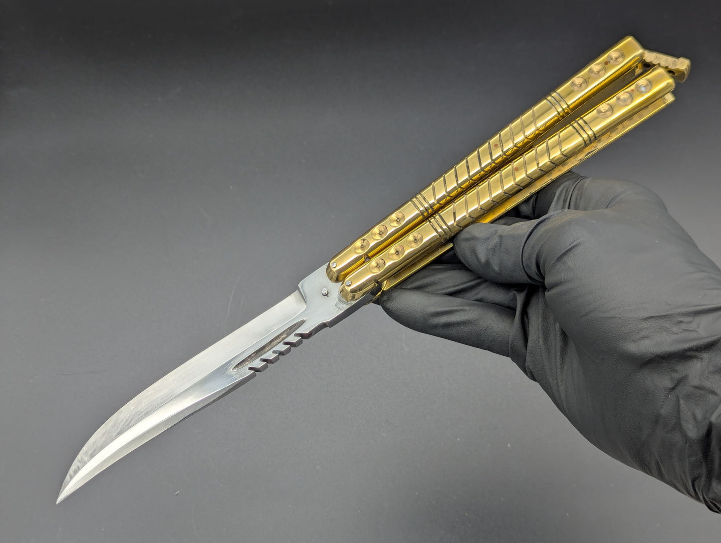 388g ULTRA HEAVYWEIGHT BRASS FHM BLOOD GROOVE CLIP BALI