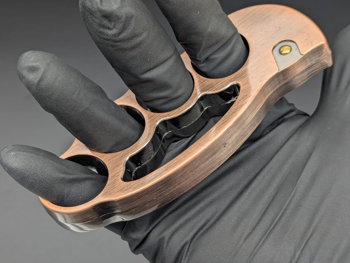 HAWKBILL KARAMBIT AUTOMATIC KNUCKLE KNIFE COPPER