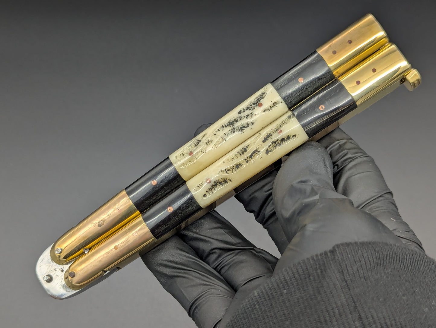 11" SPECIAL HEAVY TRIPLE STACK FHM BALI KNIFE RAMBO CLIP