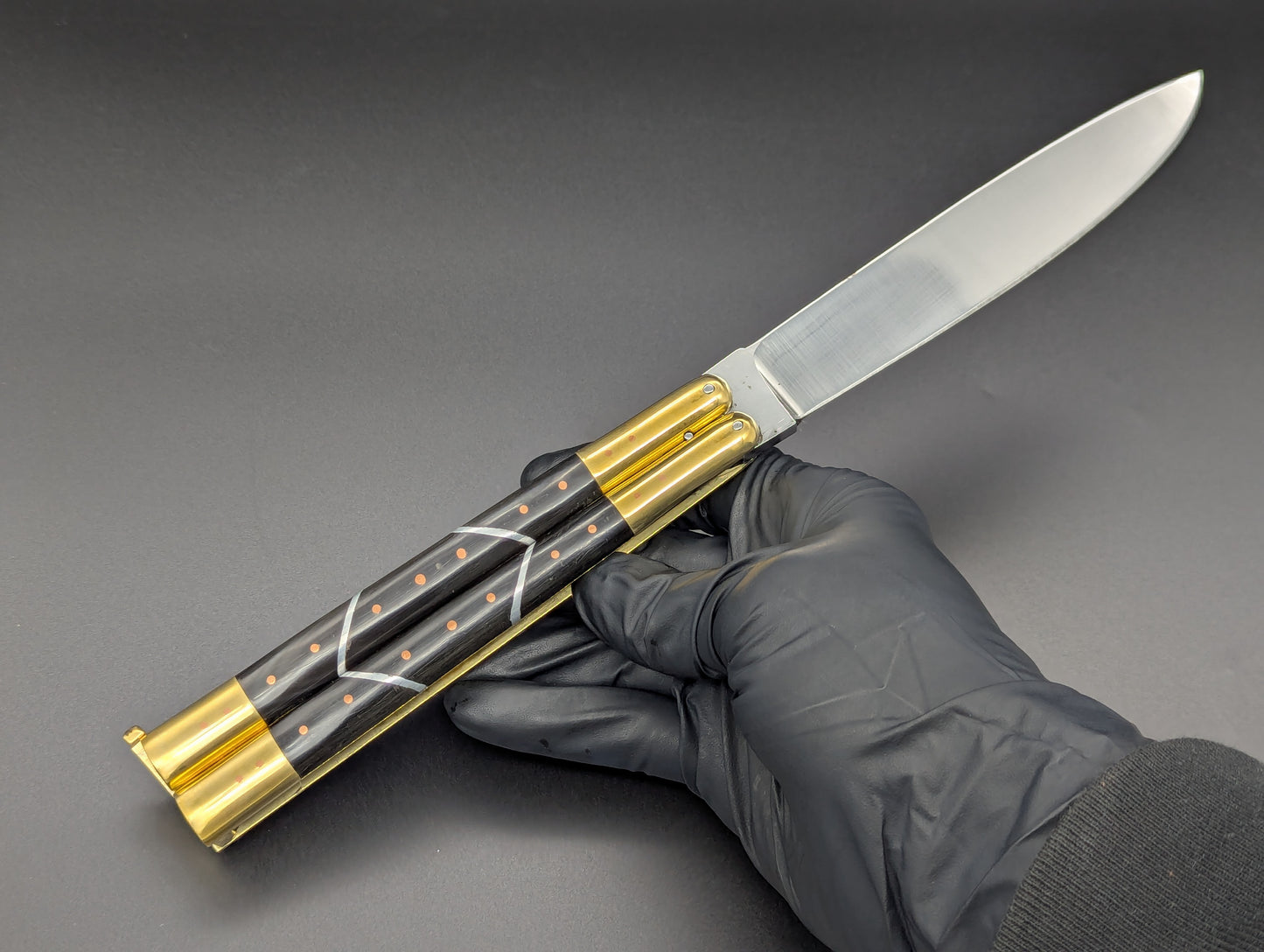 29cm ABEST CUSTOM CARABAO HORN FHM BALISONG #1