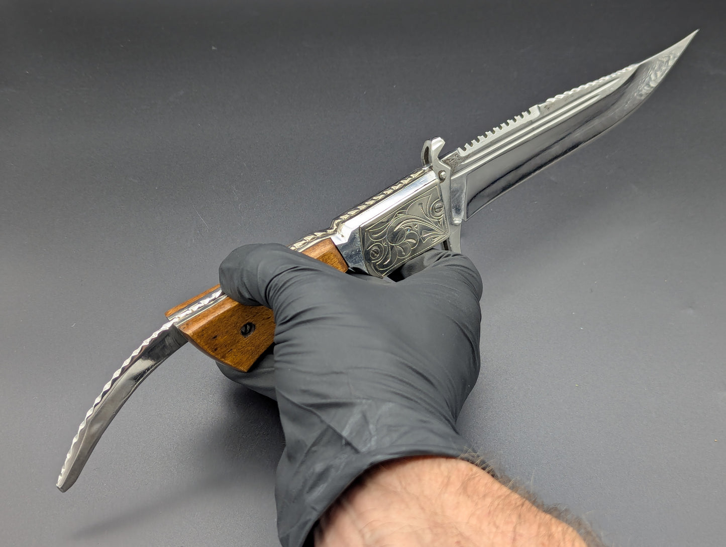 XXL RPK EXTENDER WOODEN RUSSIAN SWINGUARD SWITCHBLADE KNIFE