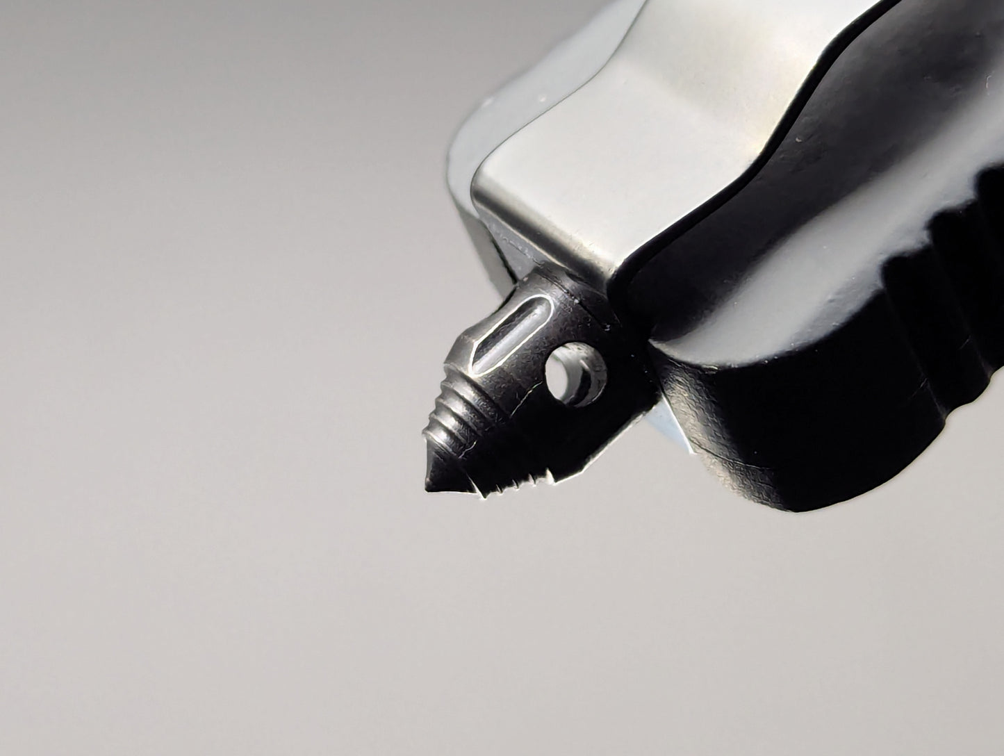 9.5" XL BLACK TACTICAL D/E OTF AUTOMATIC KNIFE