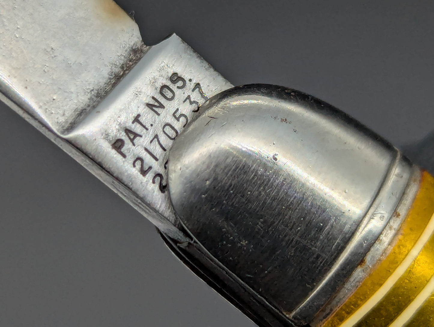 Imperial USA Shur-Snap Candy Stripe Toothpick Automatic Knife #1