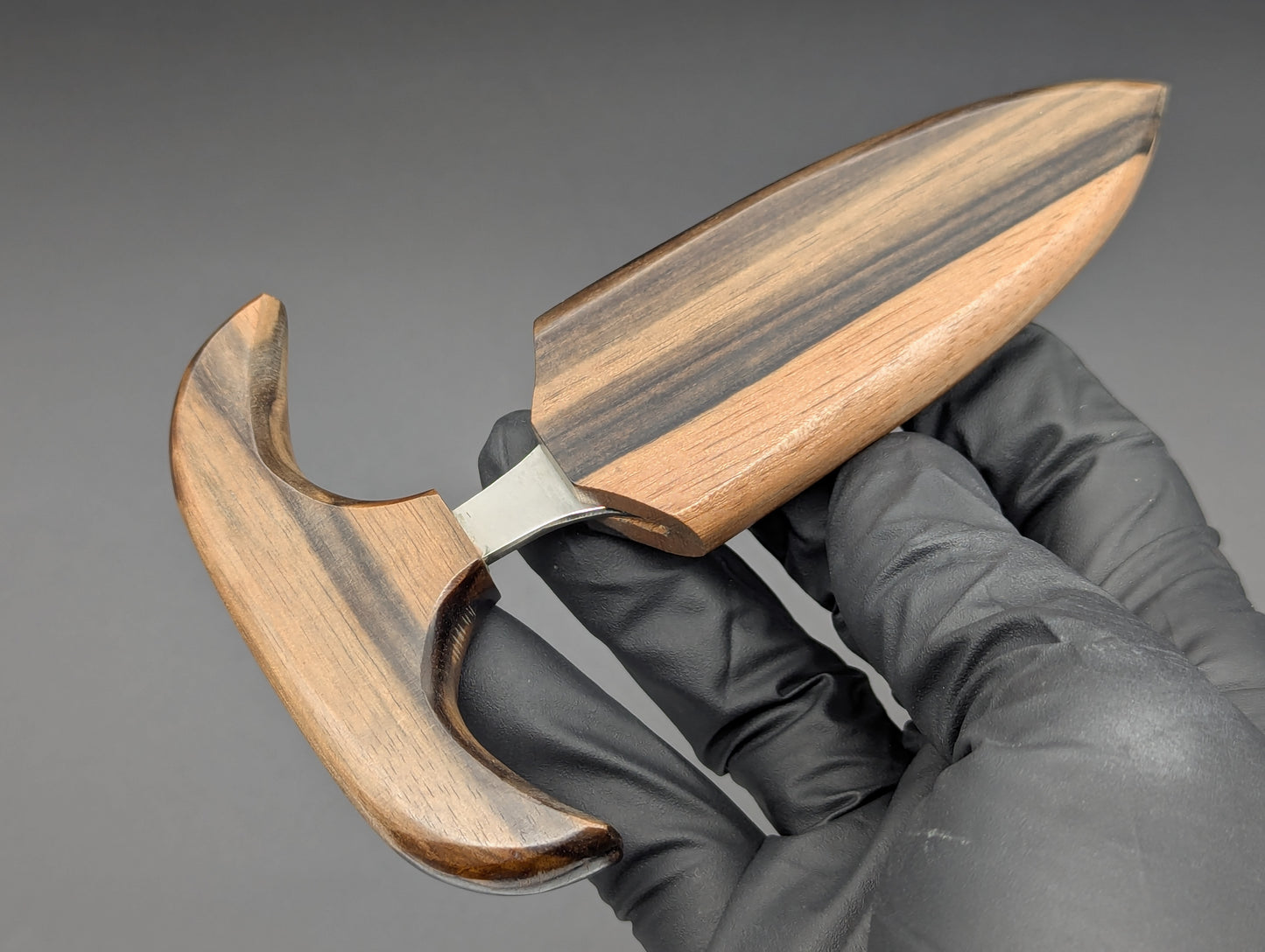 Philippines Handmade Wood & Carbon Steel Push Daggers