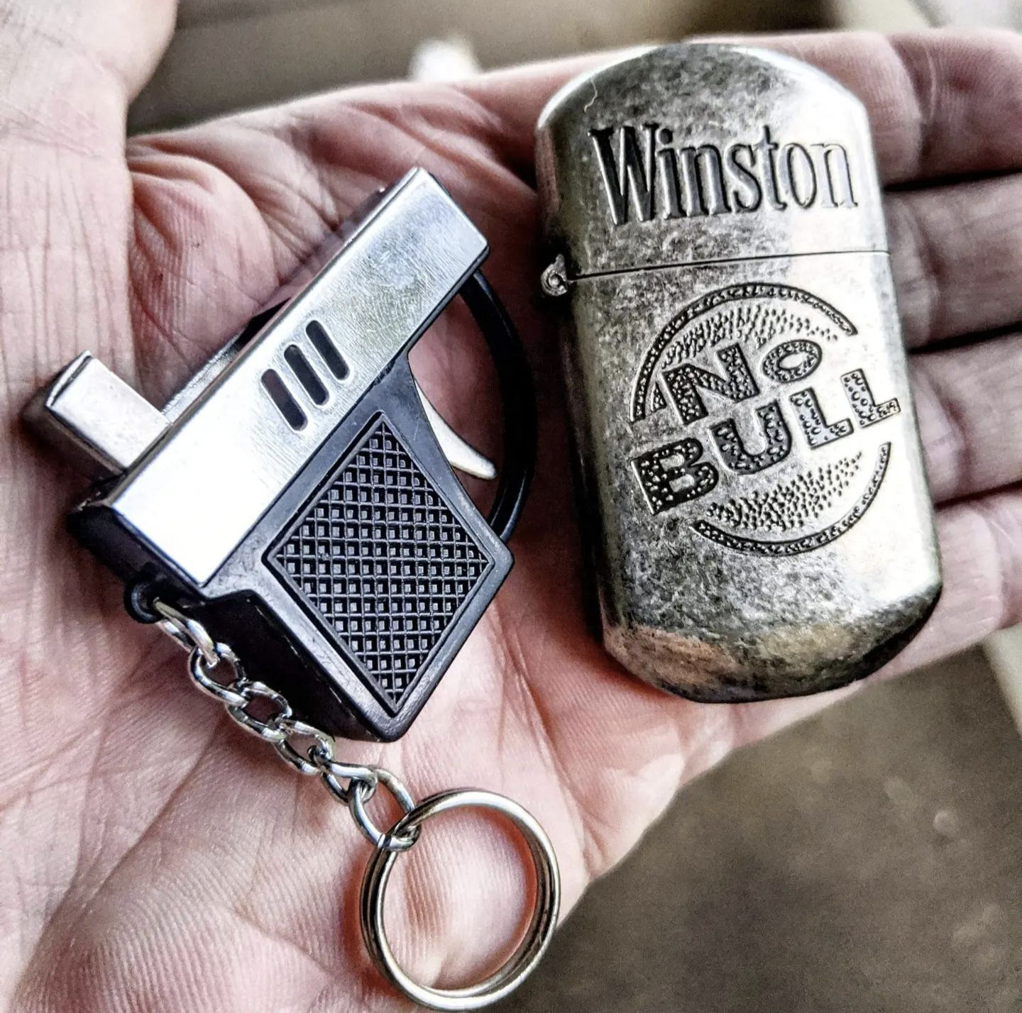 2 PC VINTAGE LIGHTER COMBO