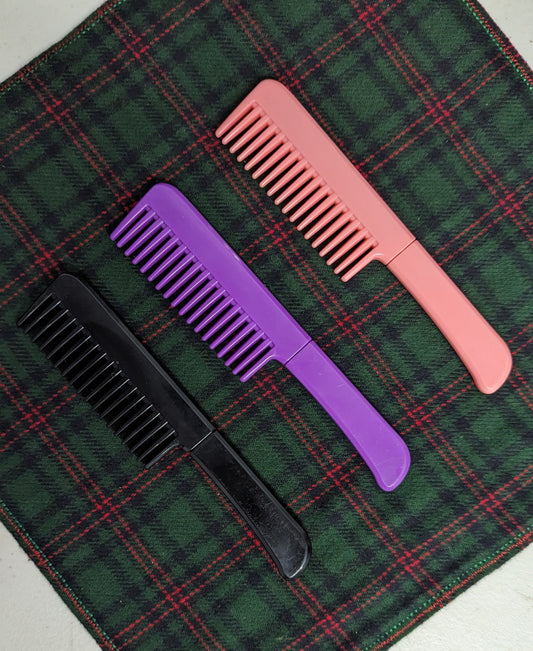 Pink Concealed Comb Knife