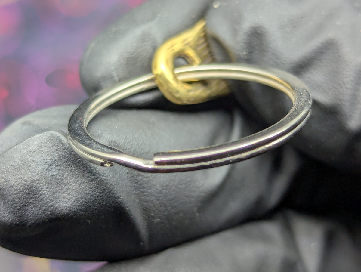 BRASS BALLS NOVELTY EDC KEYRING