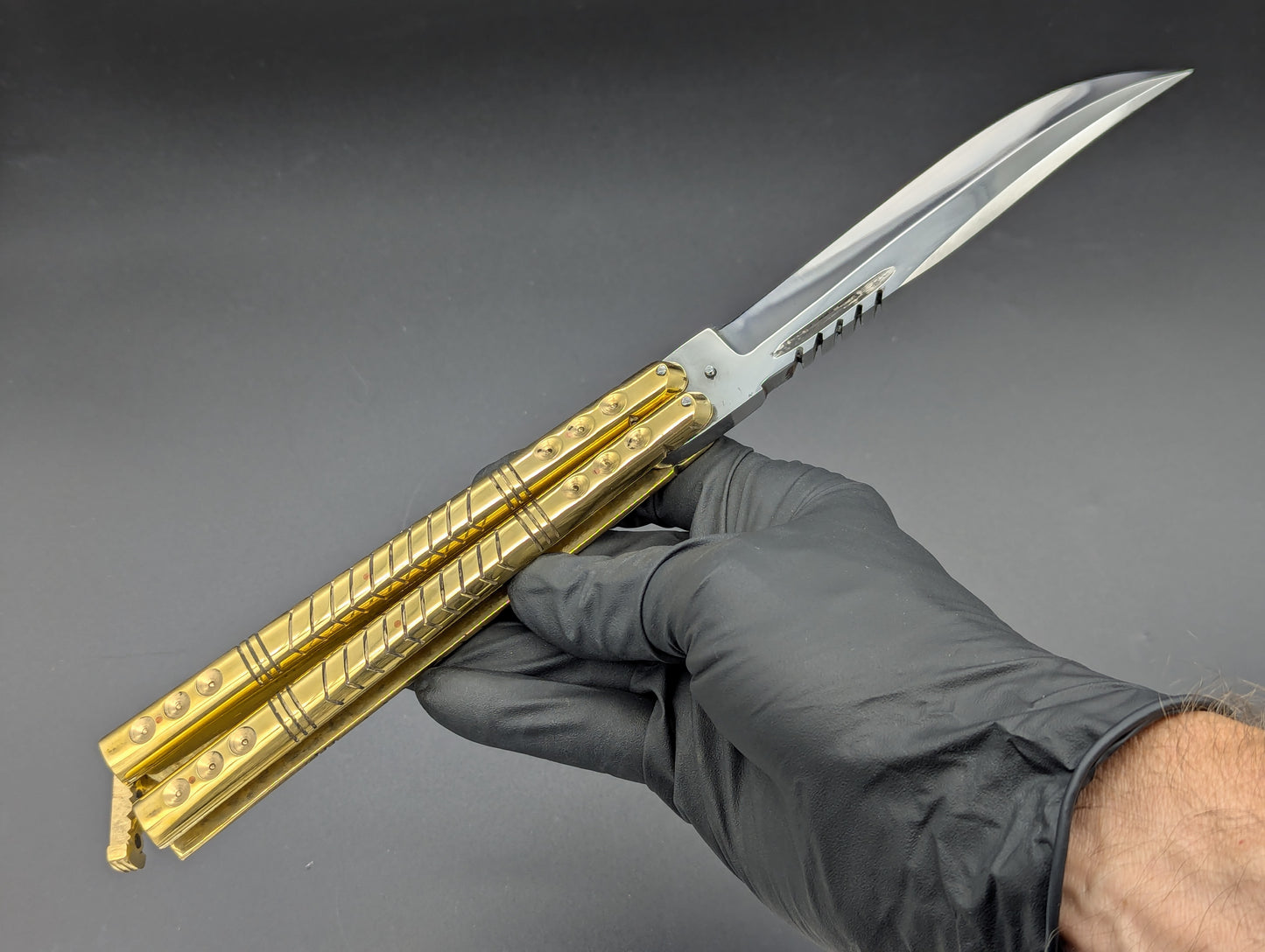 388g ULTRA HEAVYWEIGHT BRASS FHM BLOOD GROOVE CLIP BALI