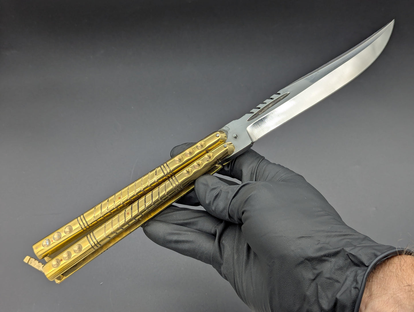 388g ULTRA HEAVYWEIGHT BRASS FHM BLOOD GROOVE CLIP BALI