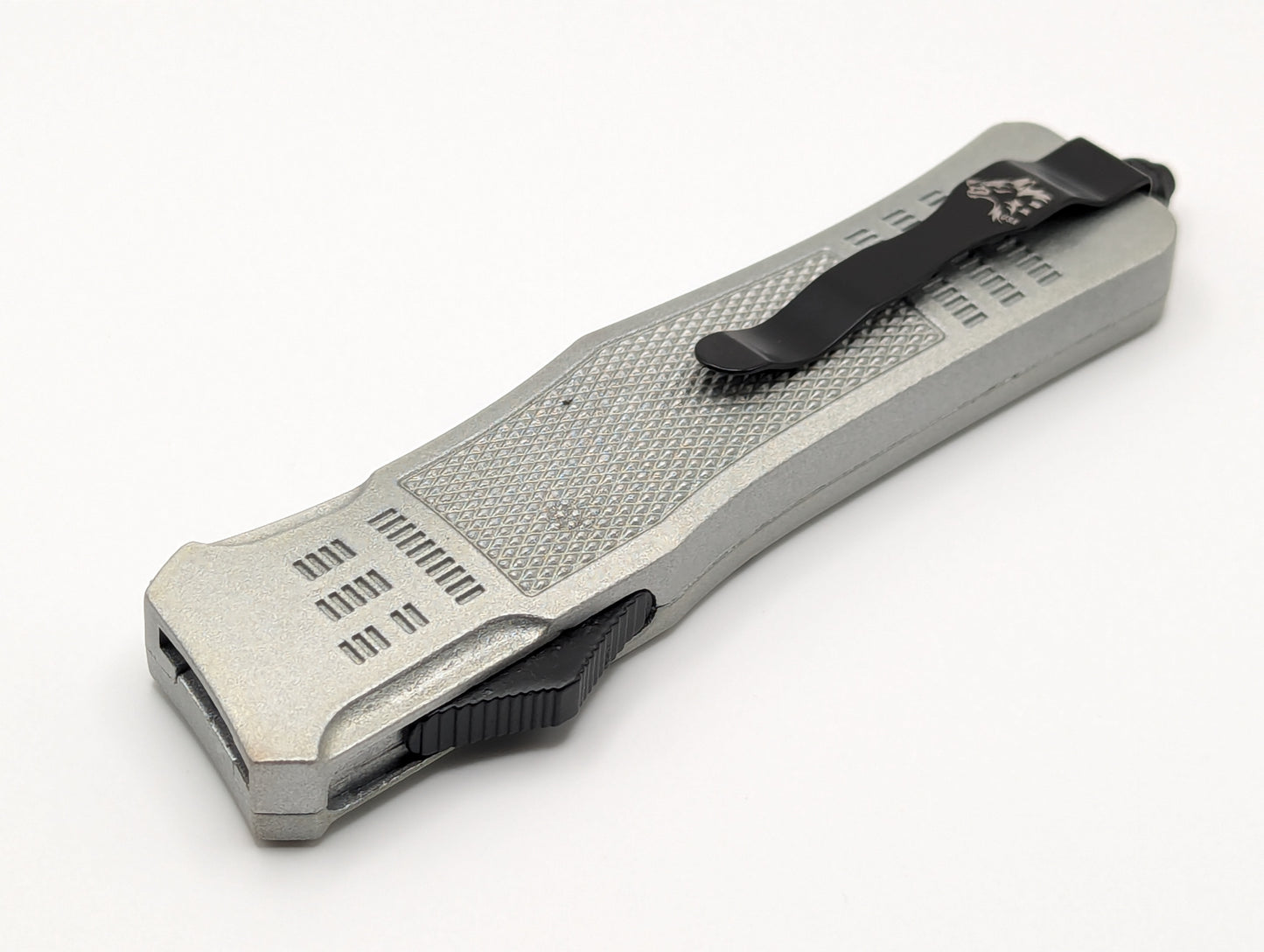 9.5" Rambo Damascus CQC D/A OTF Knife