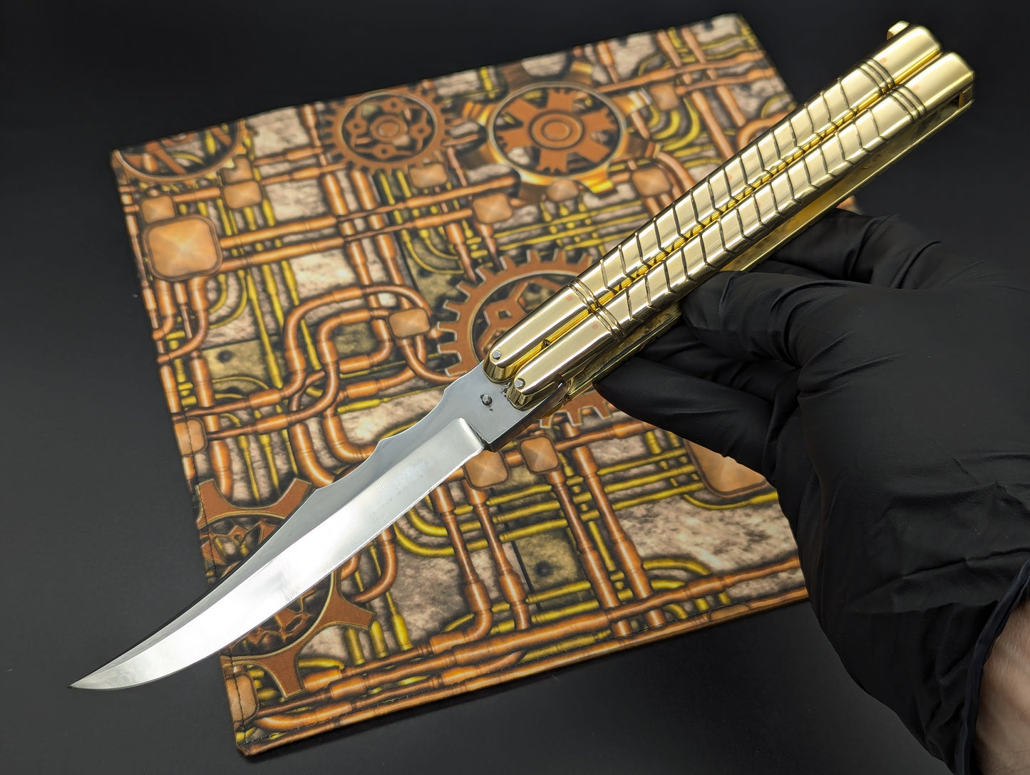 11" 390g HUGE SLAB BRASS HEAVYWEIGHT FHM BALI