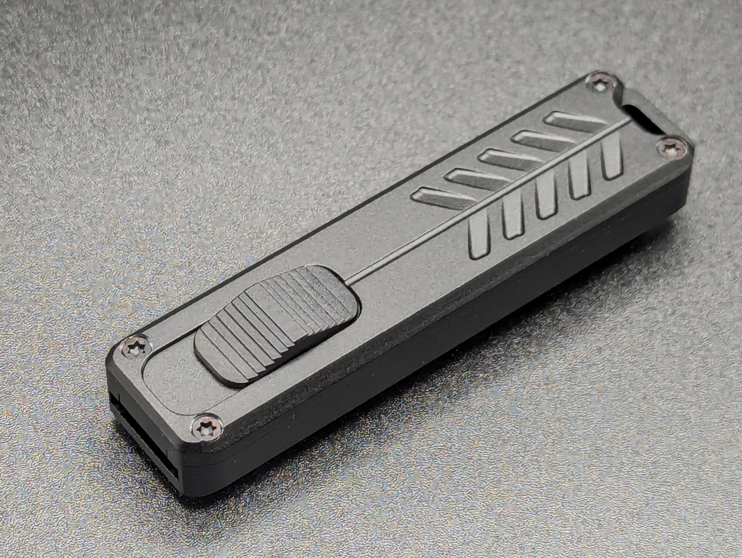 5.25" MINI D/A OTF SCALPEL KNIFE BLACK