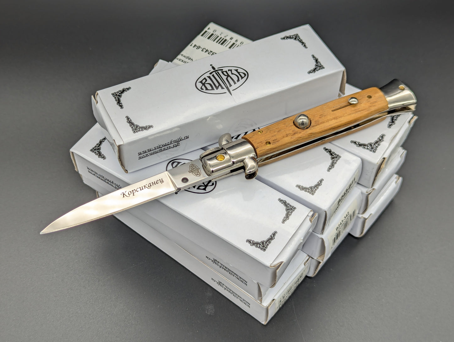 VITYAZ WOODEN RUSSIAN SWITCHBLADE STILETTO