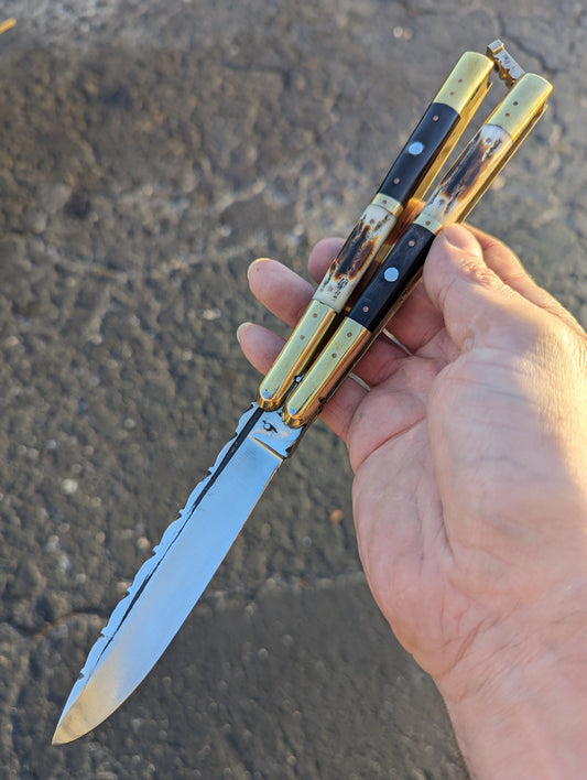 11" FHM Philippines Handmade Balisong Drop Point #2
