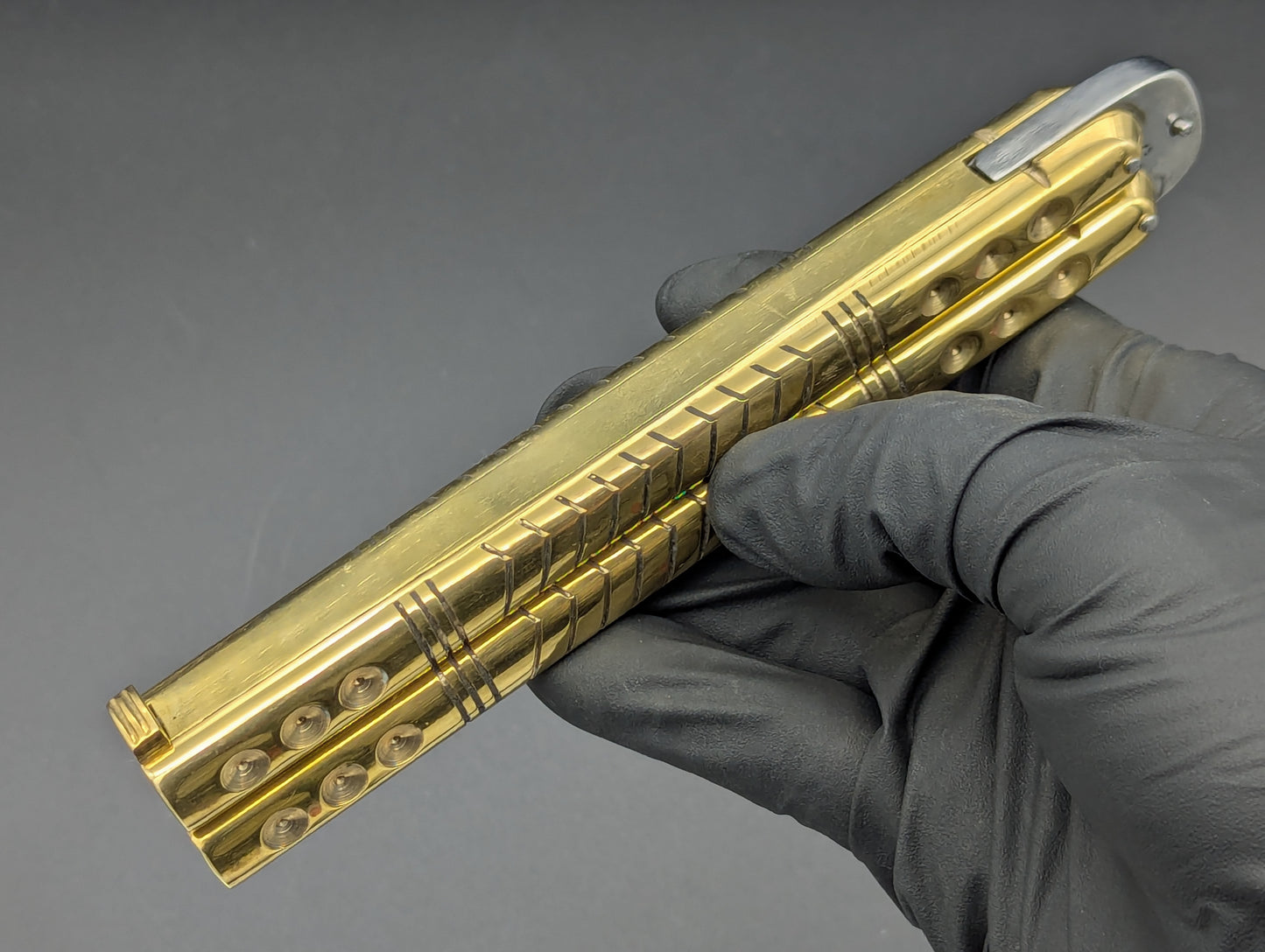 388g ULTRA HEAVYWEIGHT BRASS FHM BLOOD GROOVE CLIP BALI