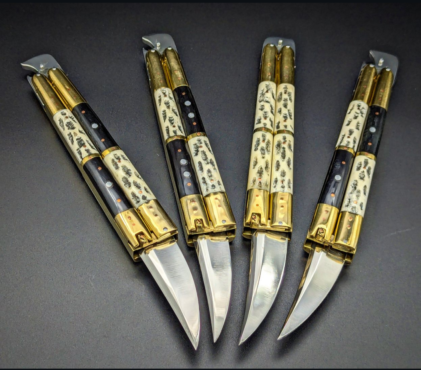 14.25" BUSISI XL BLADE FHM BALISONG RAMBO BF/BN