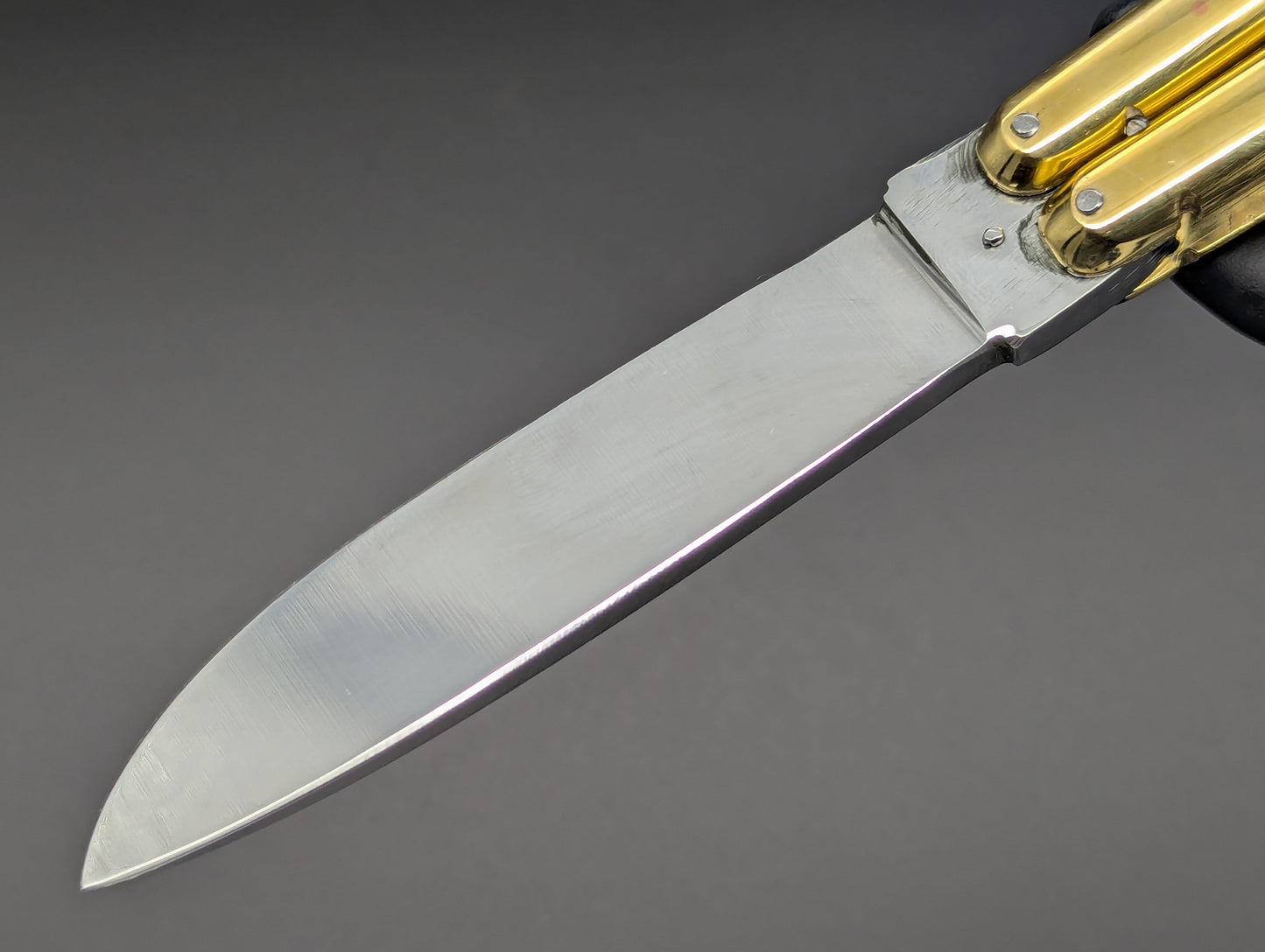 9" HEAVYWEIGHT BRASS FHM KALAPKUP BALISONG DROP