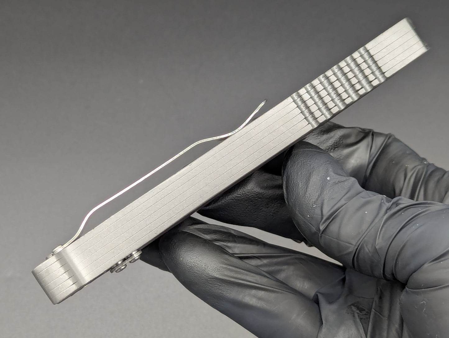 Large Tanto Point Single Edge Gravity Knife