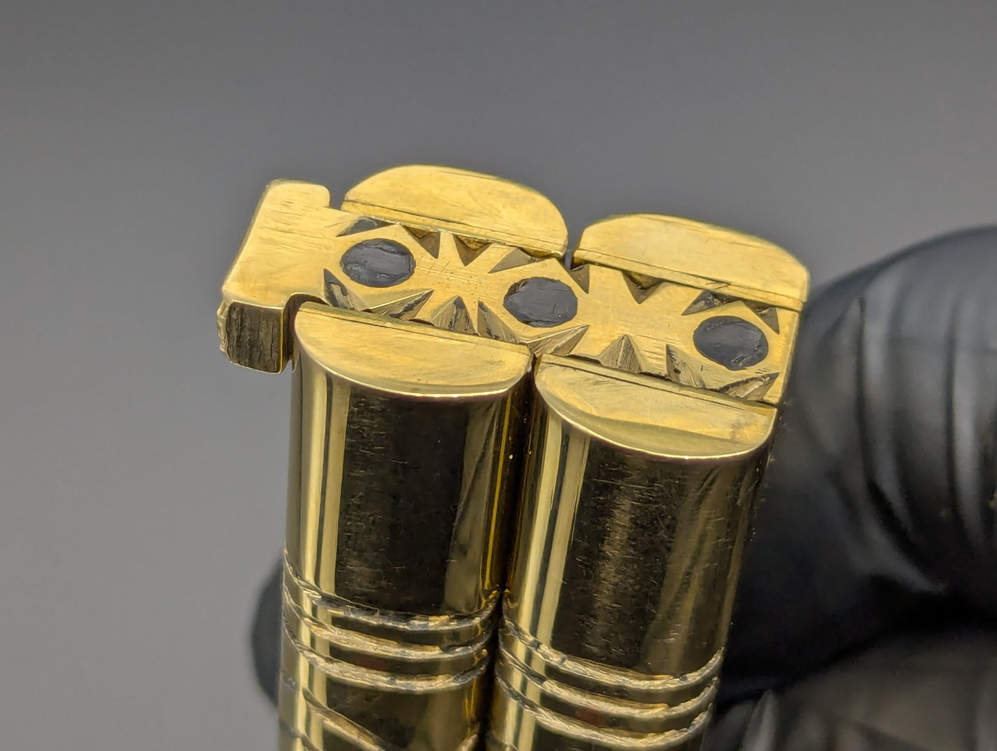 11" 376 GRAM HEAVYWEIGHT FHM BALISONG BRASS/ CLIP