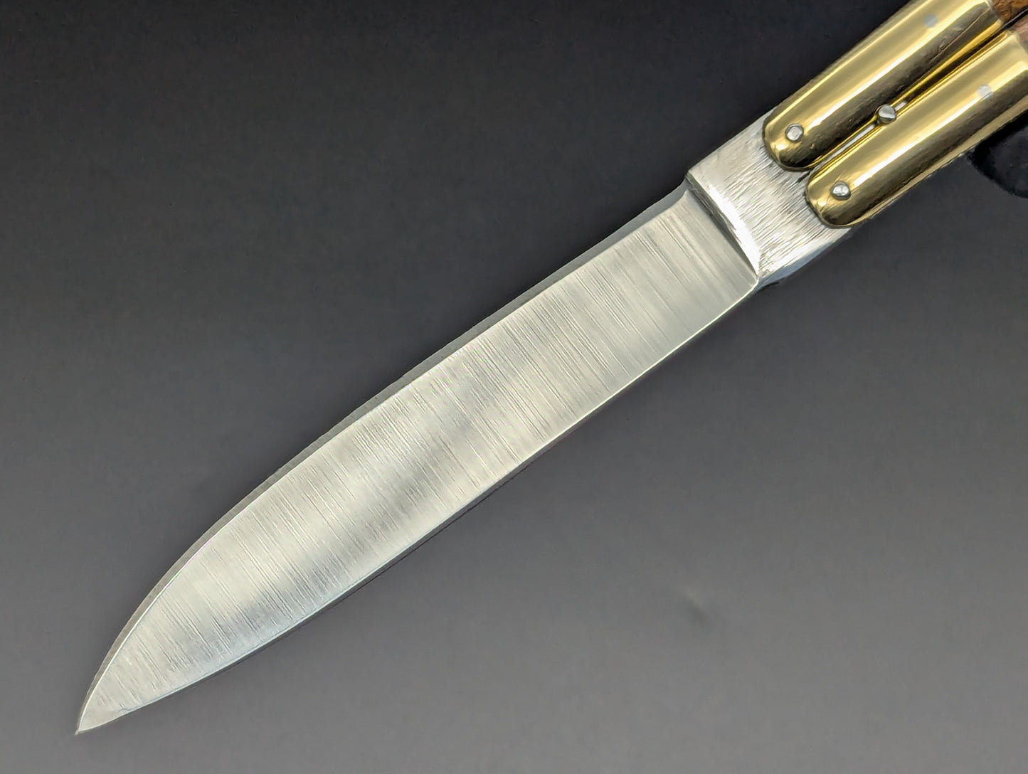 9" FHM Slim Narrawood Balisong Drop Point