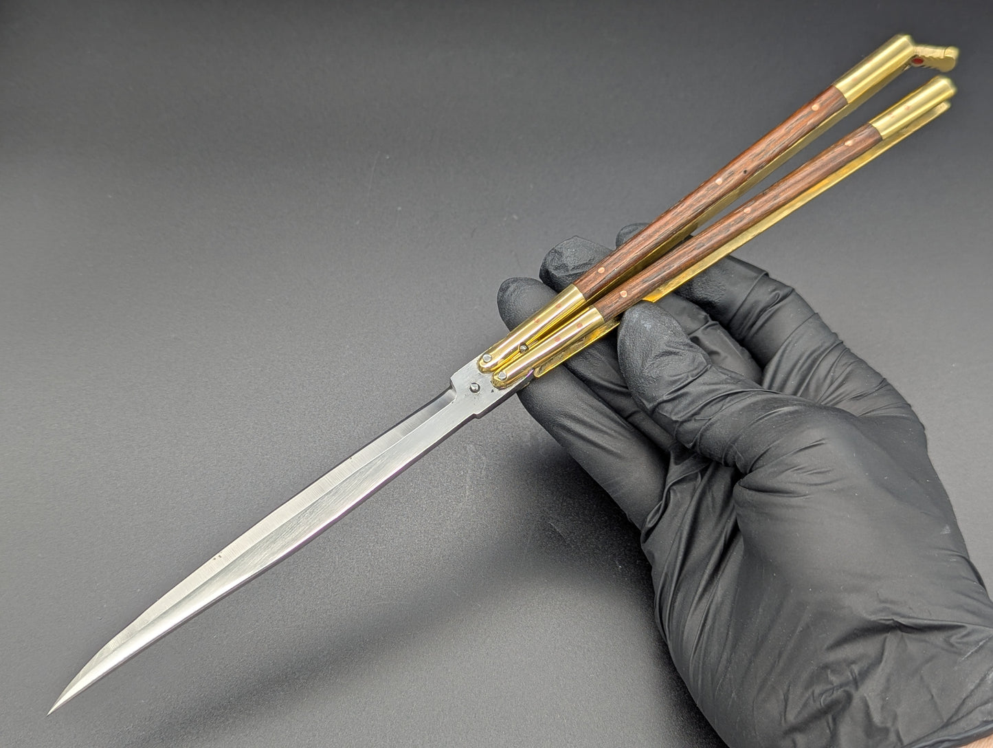 11" ULTRA SLIMLINE NARRAWOOD PHILIPPINES HANDMADE BALISONG CP