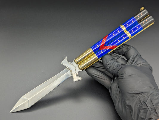 11" LTD EDITION VOLTEZ V SPARTAN FHM BALISONG JKGIRON