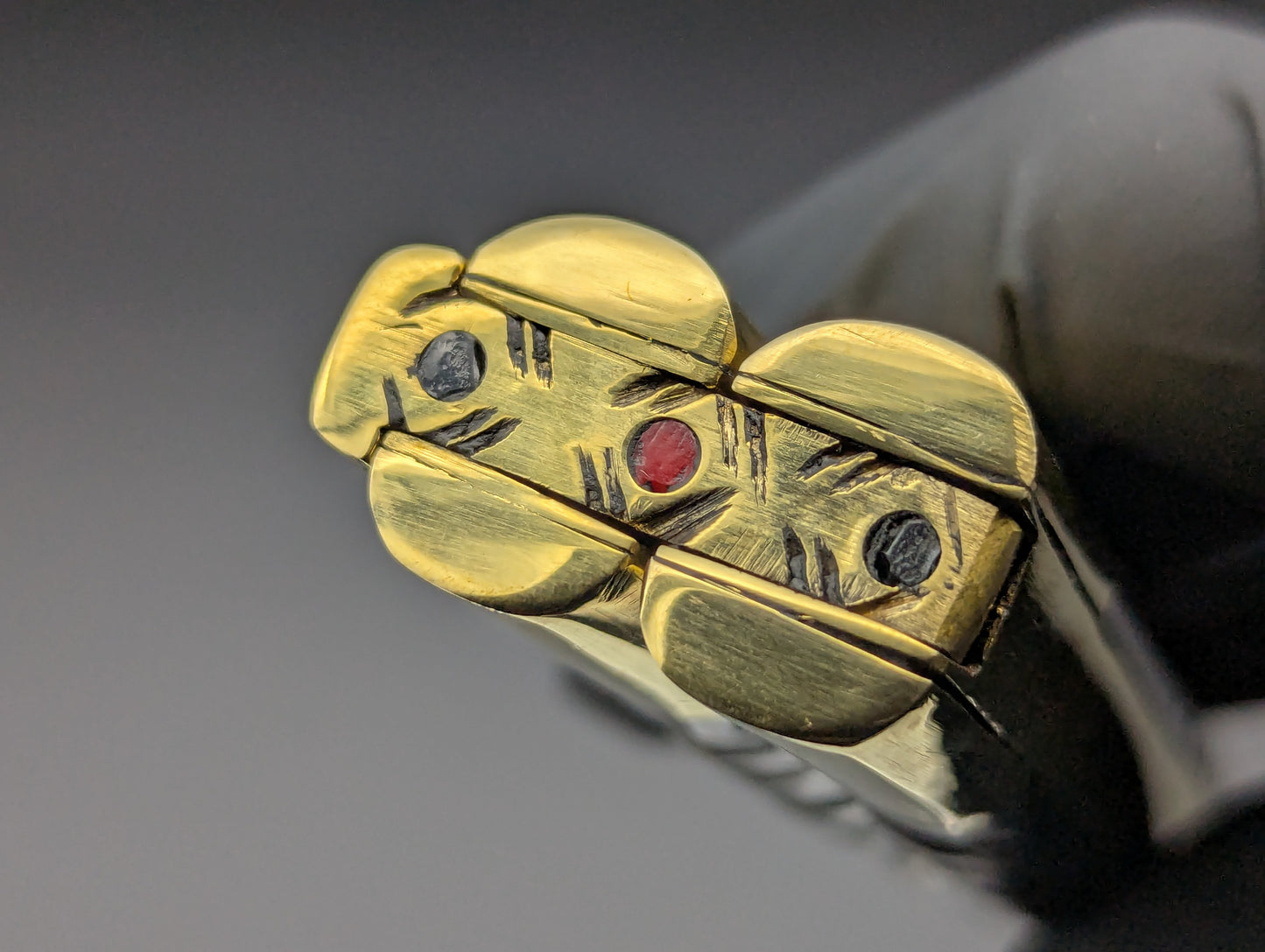 11" CARABAO HORN KRIS BLADE FHM BALISONG TEXTURED