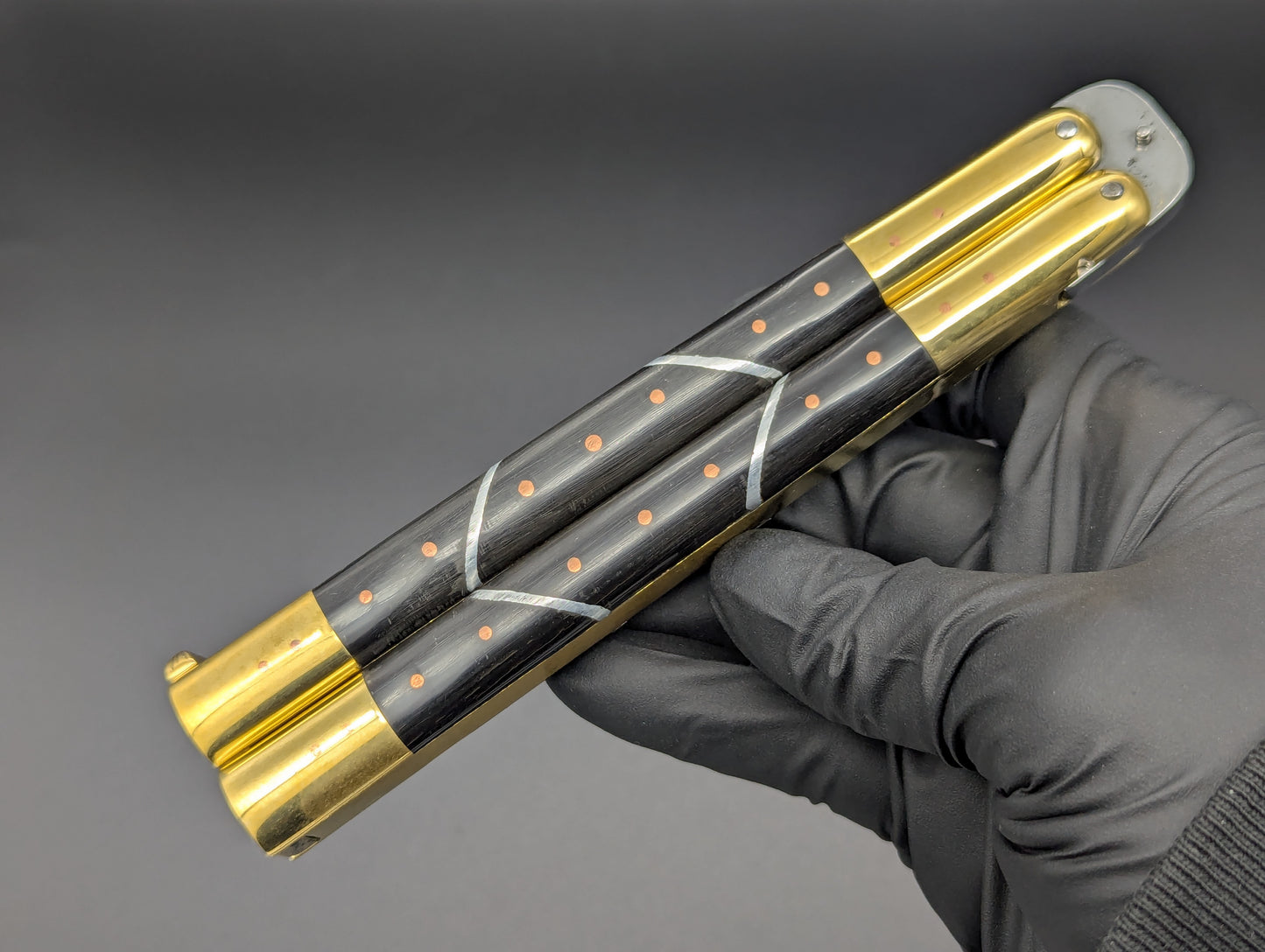 11" ABEST CUSTOM CARABAO HORN FHM BALISONG #2