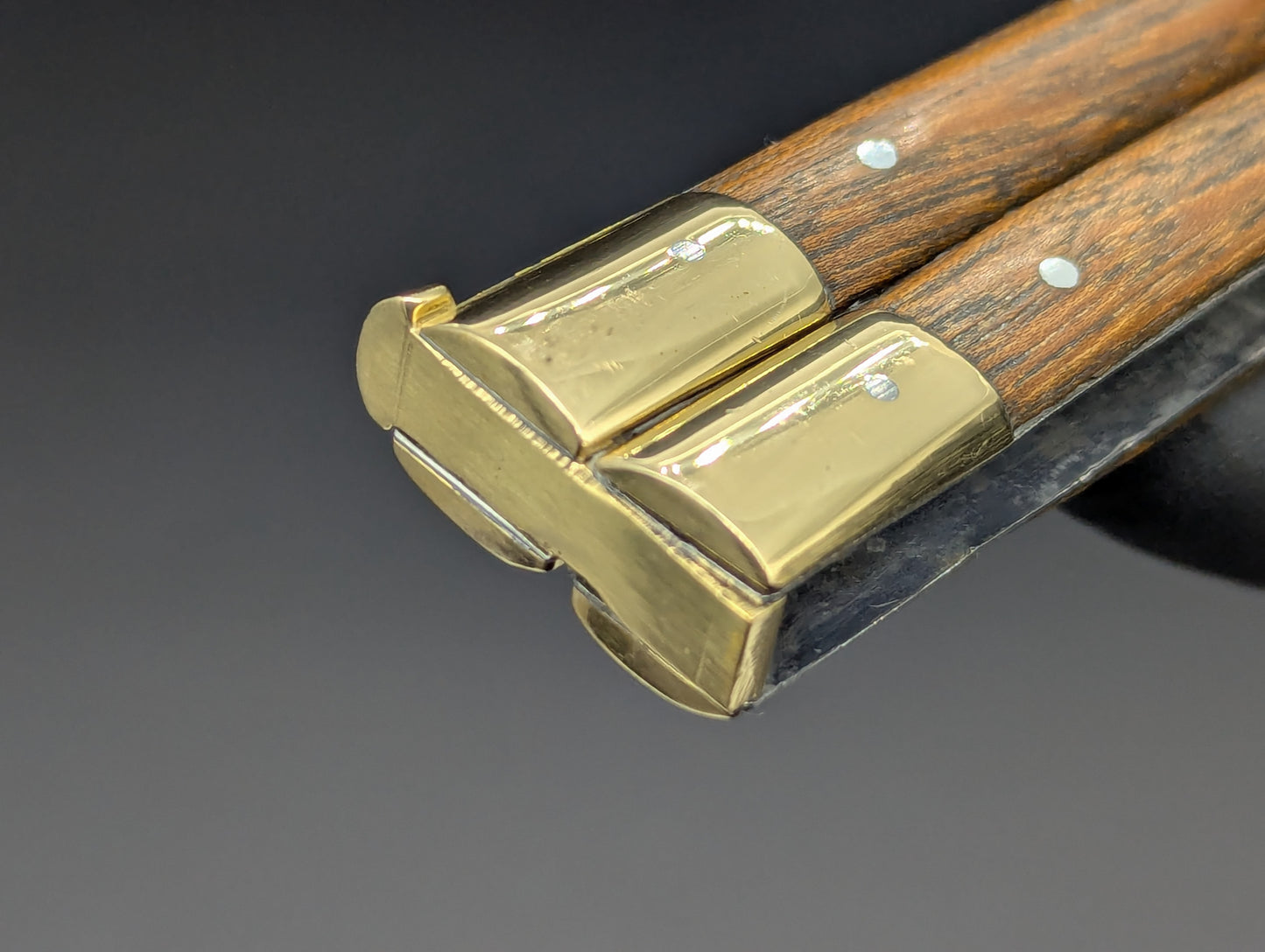 9" FHM Slim Narrawood Balisong Rambo Blade