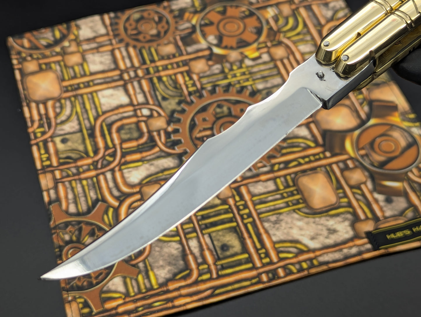 11" 390g HUGE SLAB BRASS HEAVYWEIGHT FHM BALI