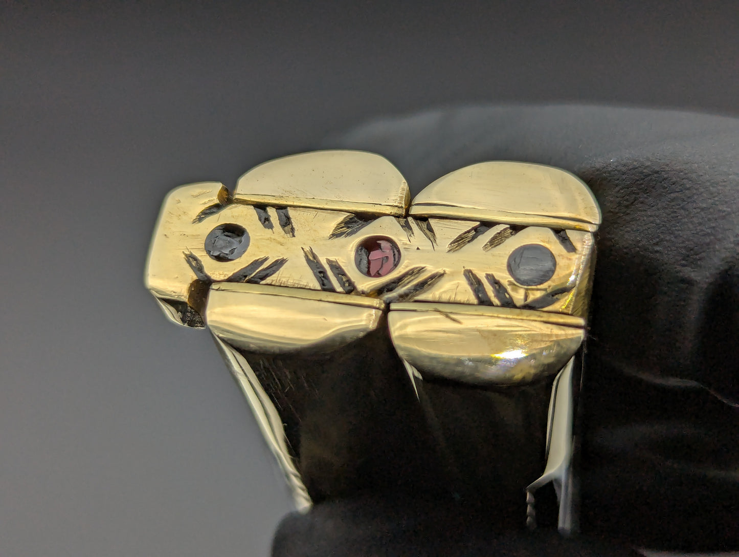 23cm TRADITIONAL PHILIPPINES HANDMADE BALISONG KRIS KALAPKOP BLACK