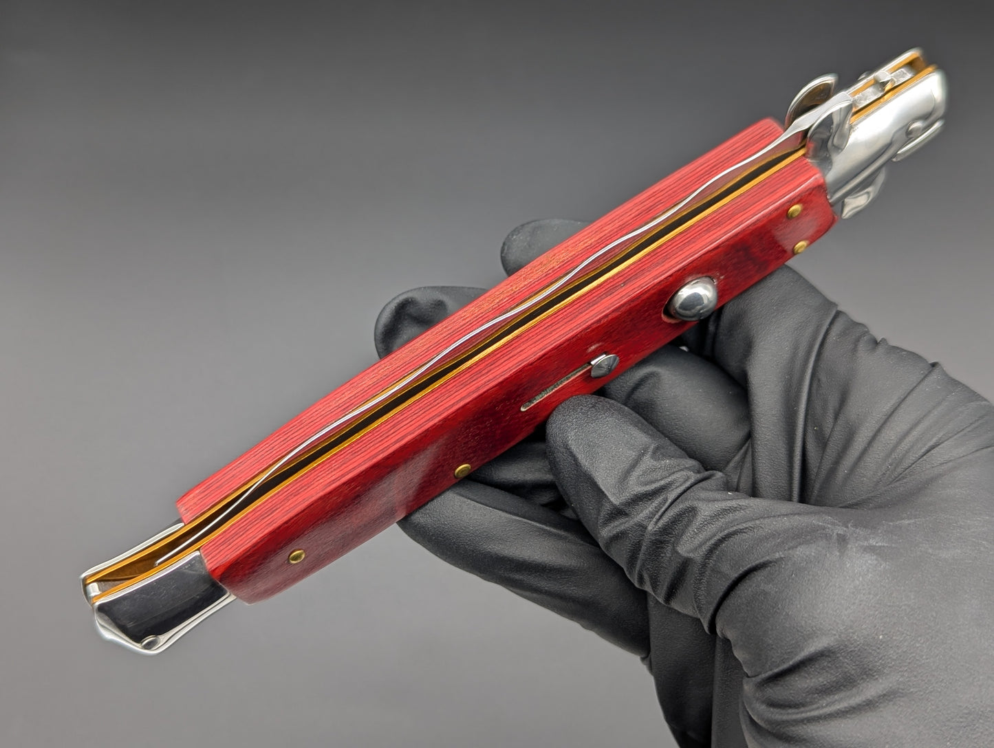 13" KRIS BLADE SOLID WOOD ITALIAN STYLE STILETTO