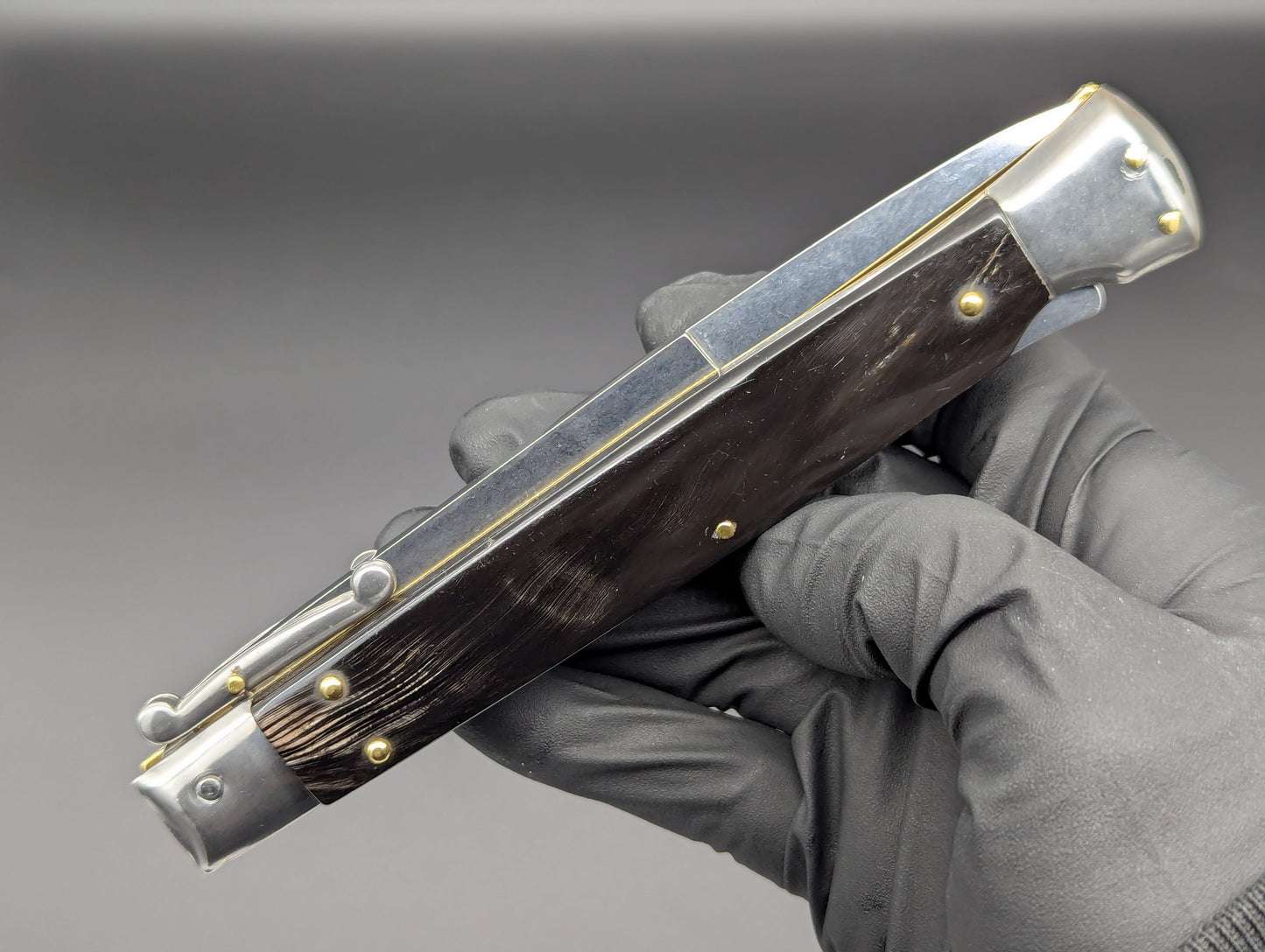 11" DARK BUFFALO HORN FRANK BELTRAME ITALIAN SWINGUARD