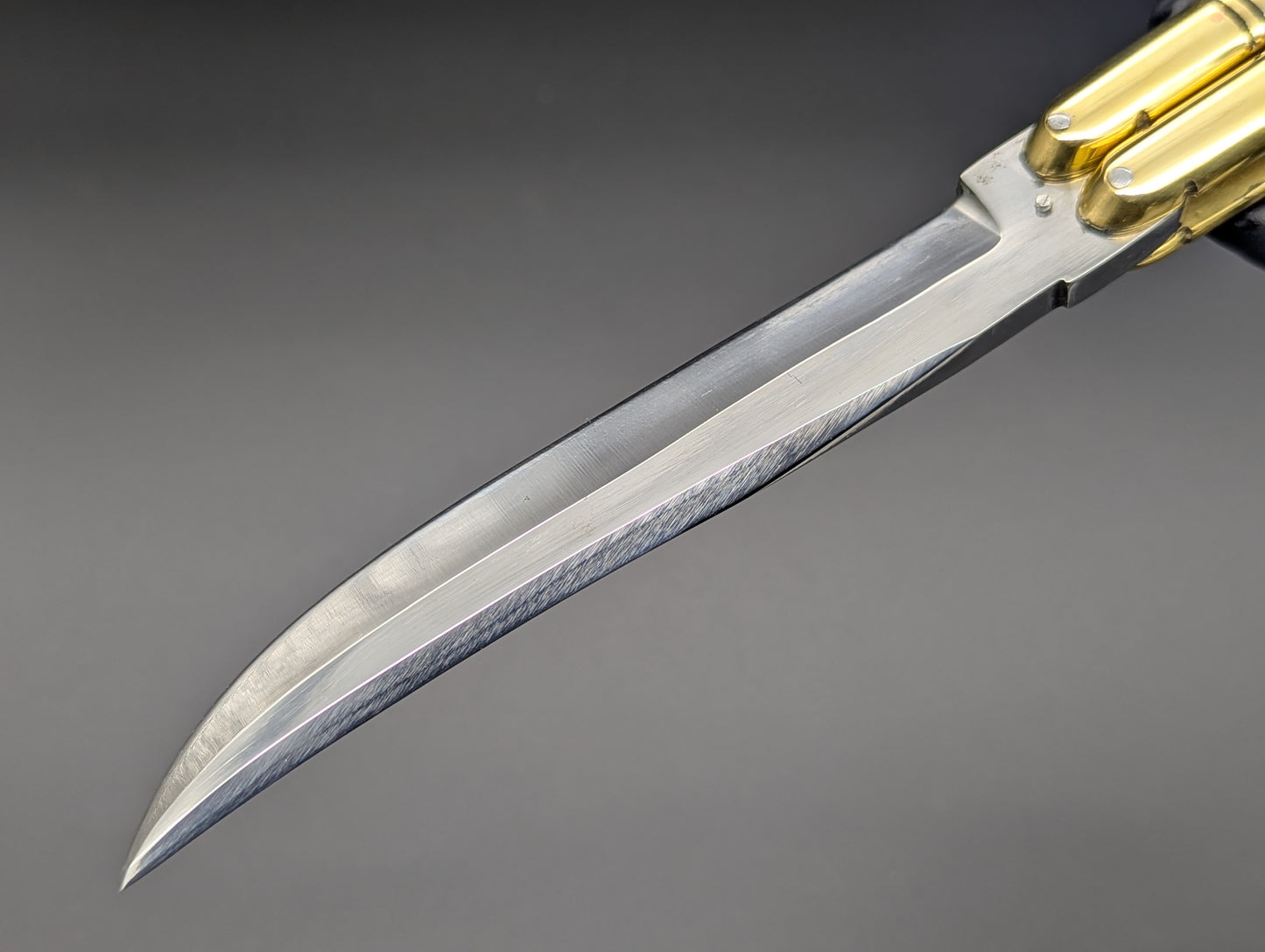 11" 376 GRAM HEAVYWEIGHT FHM BALISONG BRASS/ CLIP