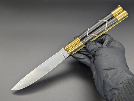 29cm ABEST CUSTOM CARABAO HORN FHM BALISONG #1