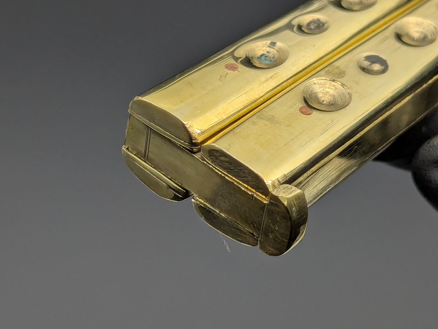 29 CM OL RAMBO TRADITIONAL FHM BRASS BALISONG