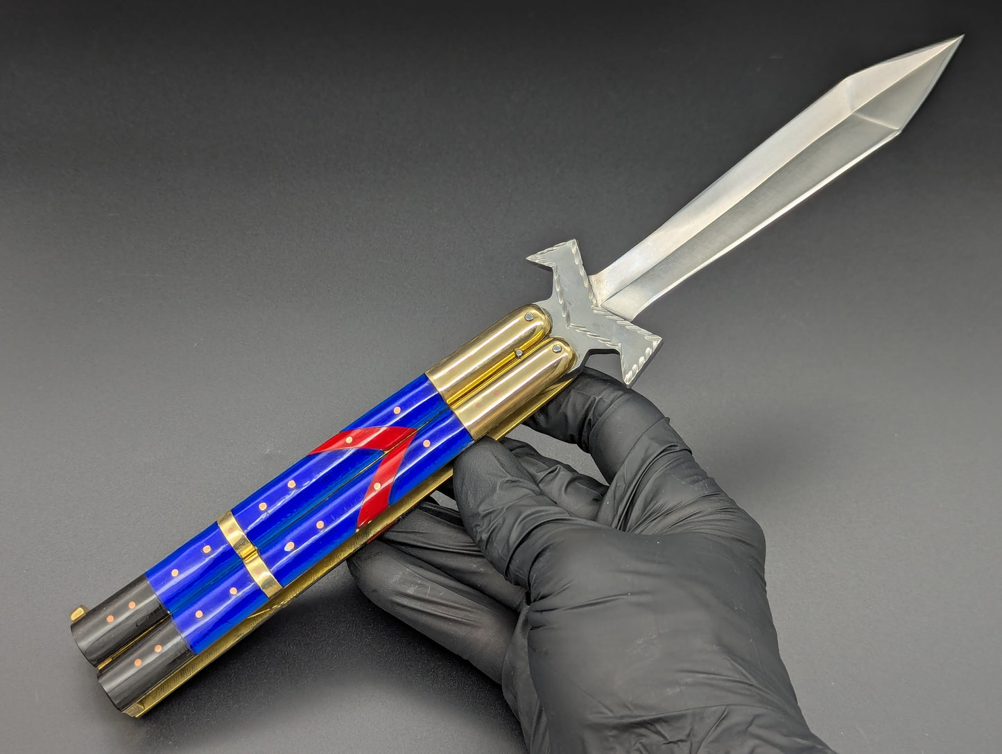 11" LTD EDITION VOLTEZ V SPARTAN FHM BALISONG JKGIRON