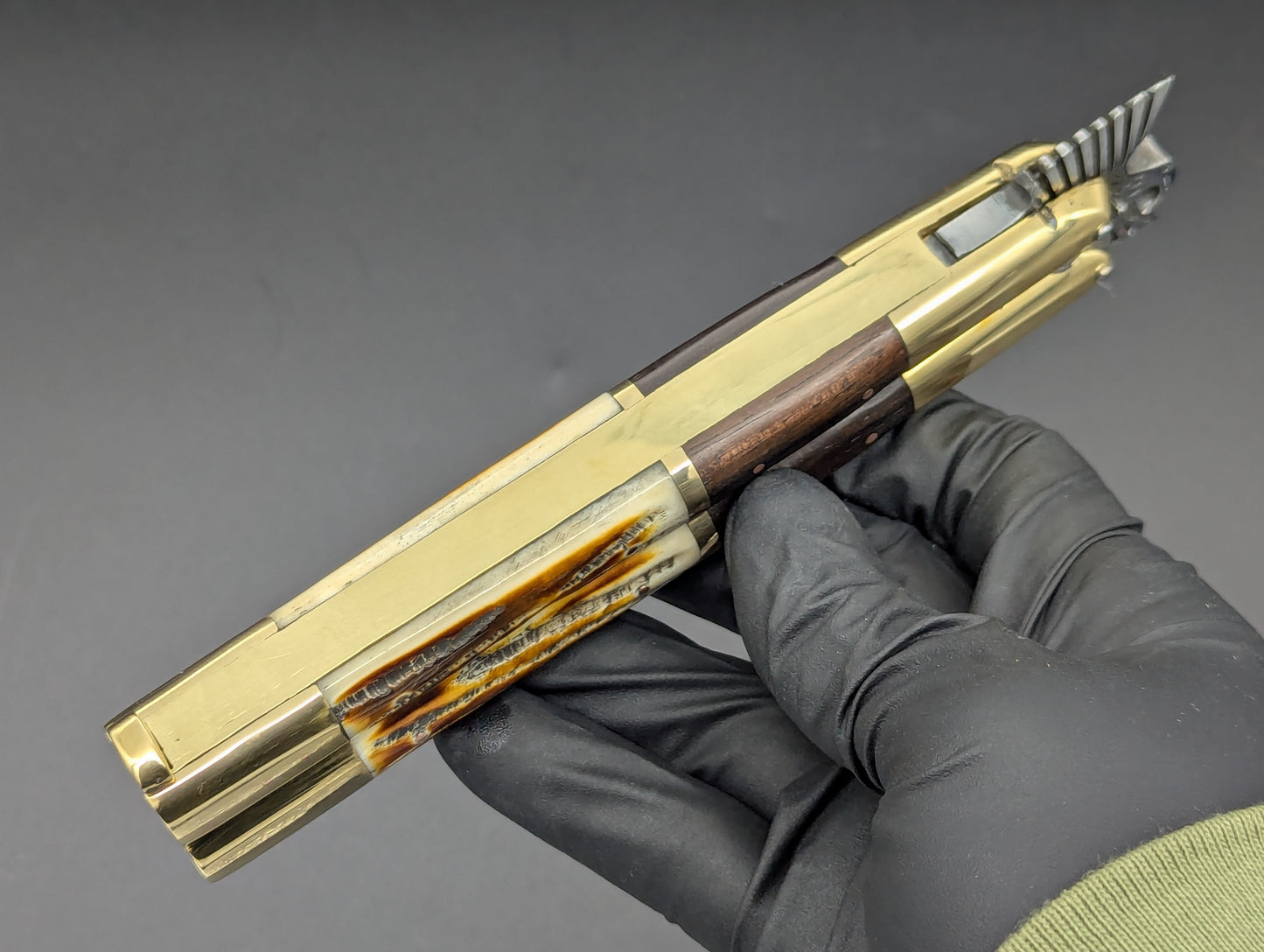 11.25" PHILIPPINES HANDMADE BALISONG EAGLE TANG TANTO