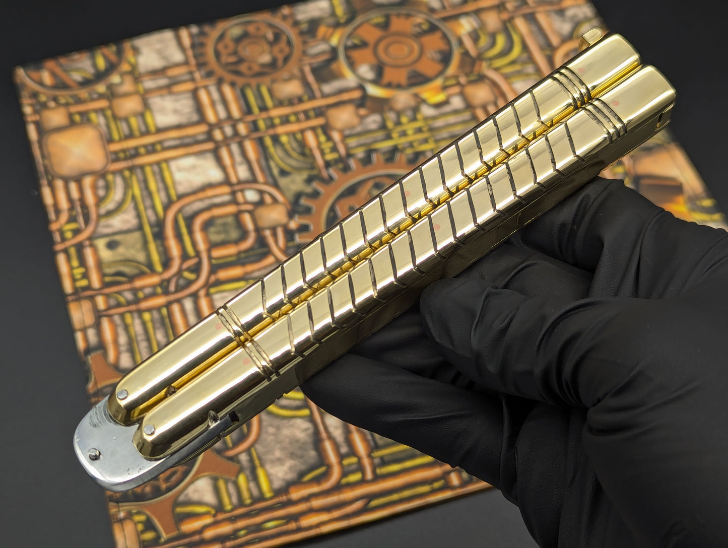 11" 390g HUGE SLAB BRASS HEAVYWEIGHT FHM BALI